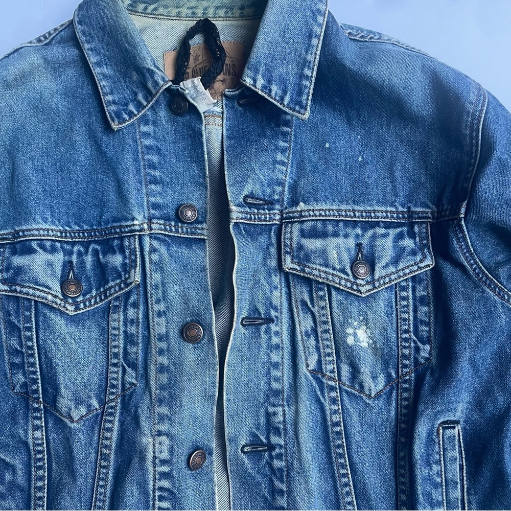 Vintage GAP Distressed Denim Jacket - Picture 7 of 7
